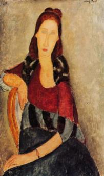 Amedeo-Modigliani-Portrait-of-Jeanne-Hebuterne
